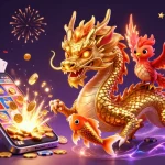 Tải Sunwin: Experience the excitement of online gaming with a fierce dragon, phoenix, and koi in dynamic 3D